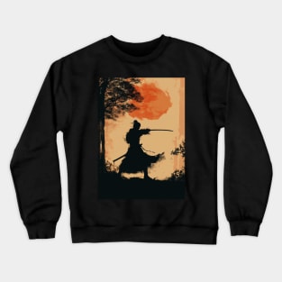 Samurai Sunset Crewneck Sweatshirt